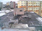 PRAKTA PRAHA - Daškova, plochá střecha, jednovrstvá střešní folie.